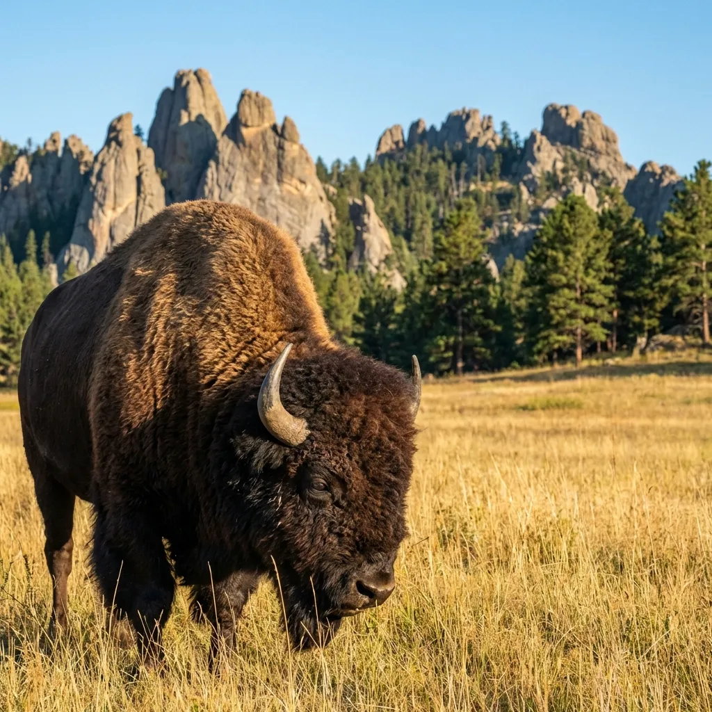 Bison in Custer State Park